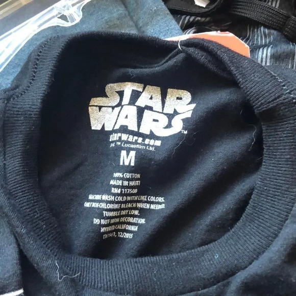 NWT Star Wars kids tee shirt w tags - Picture 5 of 5